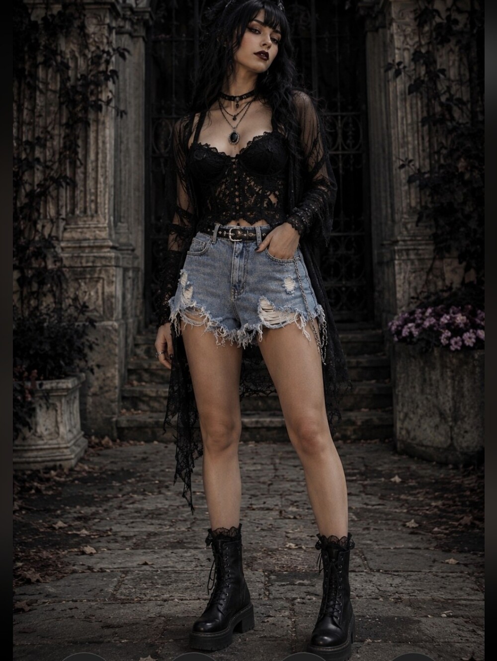 Forever21 Extreme Distressed Deconstructed Mini Jean Shorts, 24